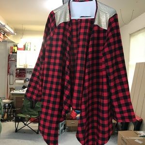 Plaid cardigan
